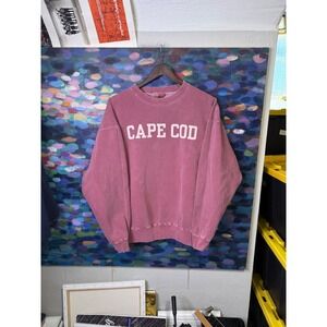 Oarsman 913 Cape Cod Sweatshirt Mens Large Maroon Faded Crewneck Pullover